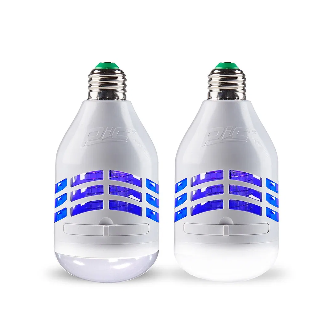 IKUVLED C – PIC CORP Pest Repellent, Use To Repel Insect Zapper Grid LED Bulb Indoor/ Outdoor Use Built-In Easy-Clean...